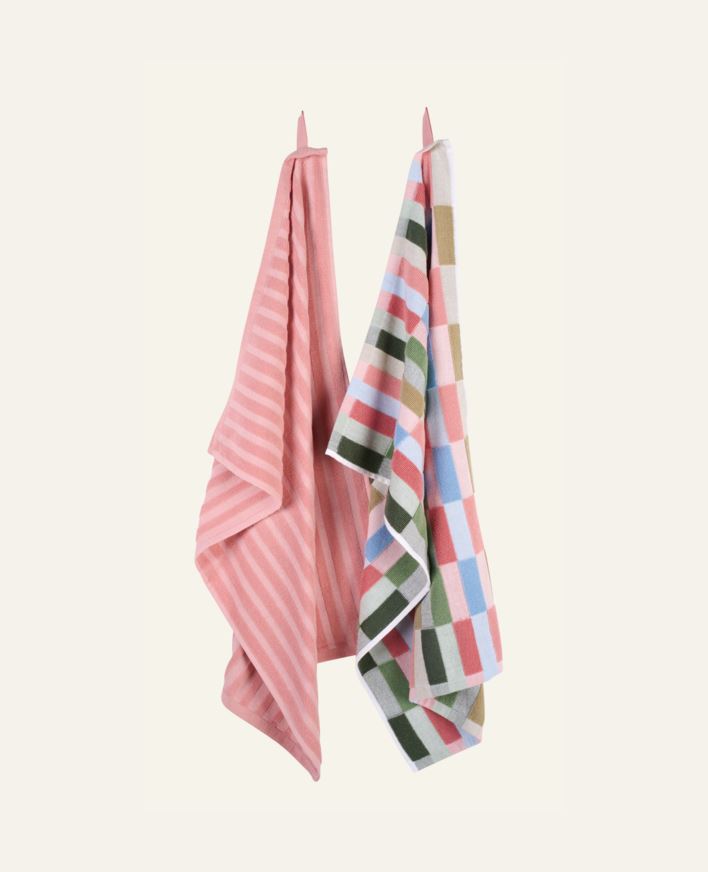 Kjøkkenhåndkle rosa - 45x70 cm rosa - 1