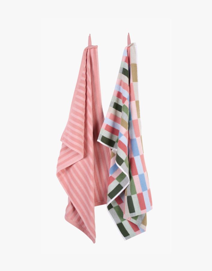 Kjøkkenhåndkle rosa - 45x70 cm rosa - 1