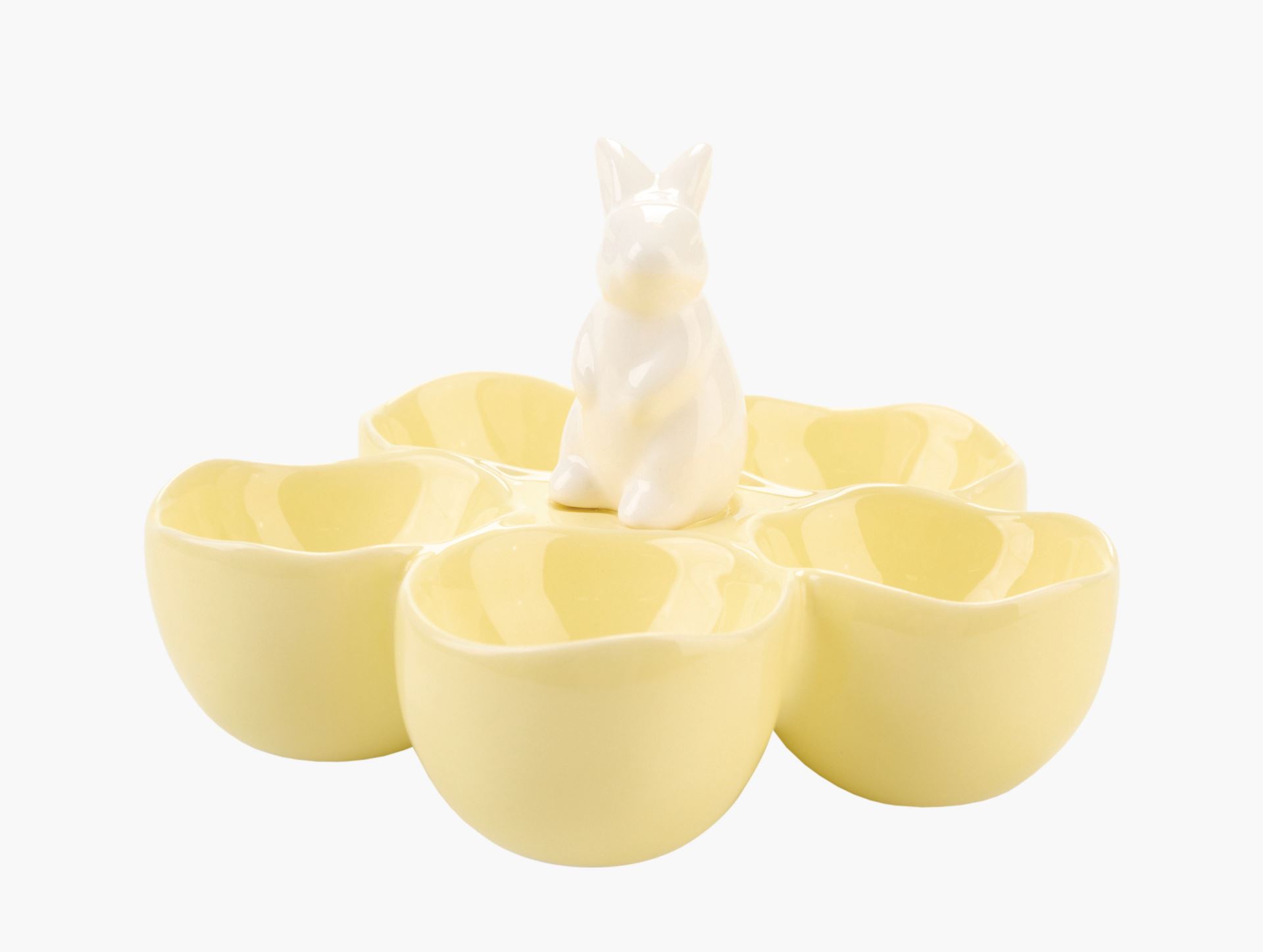 Eggeholder gul - 13,7x13,7x8,8 cm gul - 1