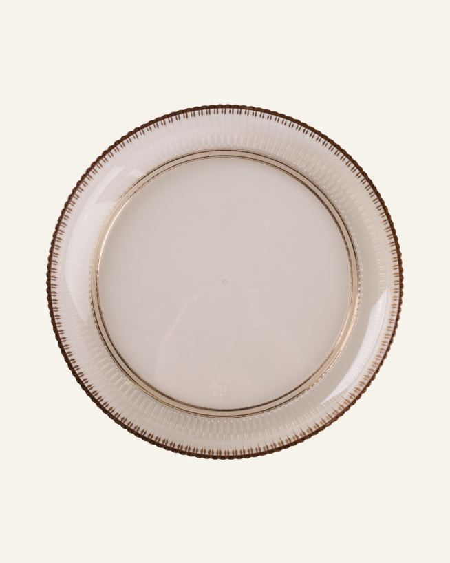 Tallerken brun - ø25 cm brun - 1