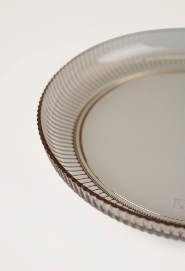 Tallerken brun - 2