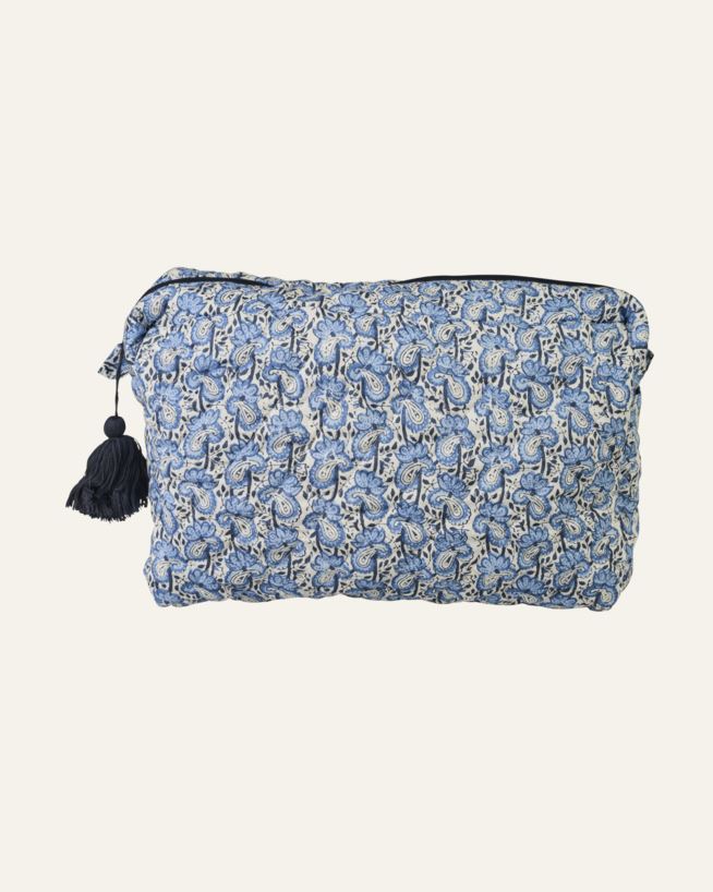 Stor toalettmappe blå - 21x34 cm blå - 1