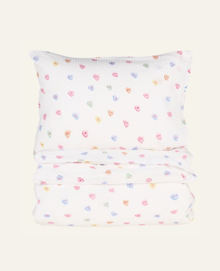 Krepp sengesett multi - 140x200 cm/50x70 cm multi - 1