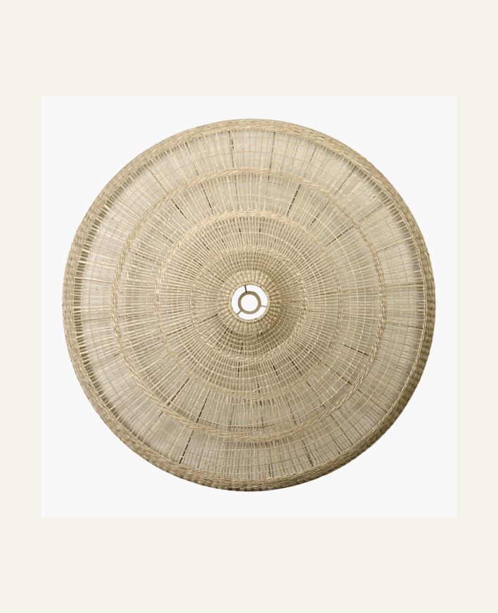 Lampeskjerm natur - 18 cm ø100 natur - 1