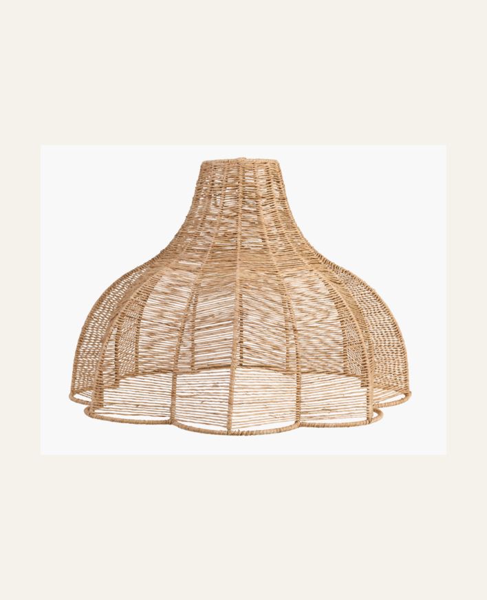 Lampeskjerm natur - 44x44x30 cm natur - 1