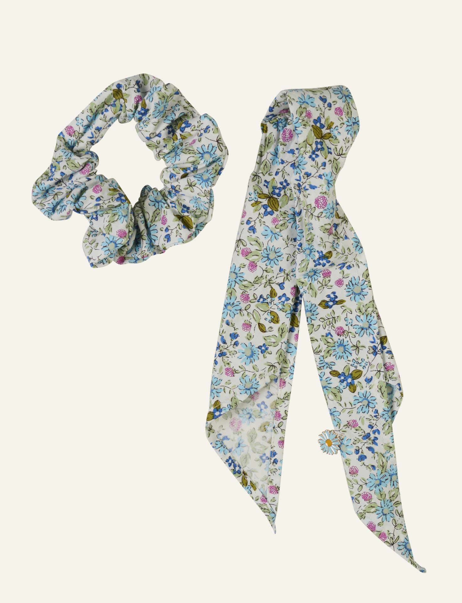 Hårstrikk multi blå - 2