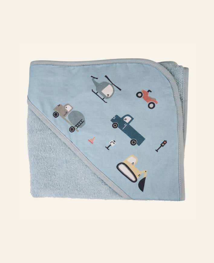 Hettehåndkle blå - 75x75 cm blå - 1