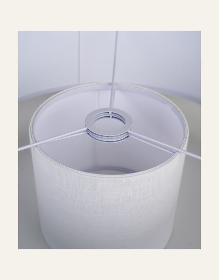 Lampeskjerm hvit - 3