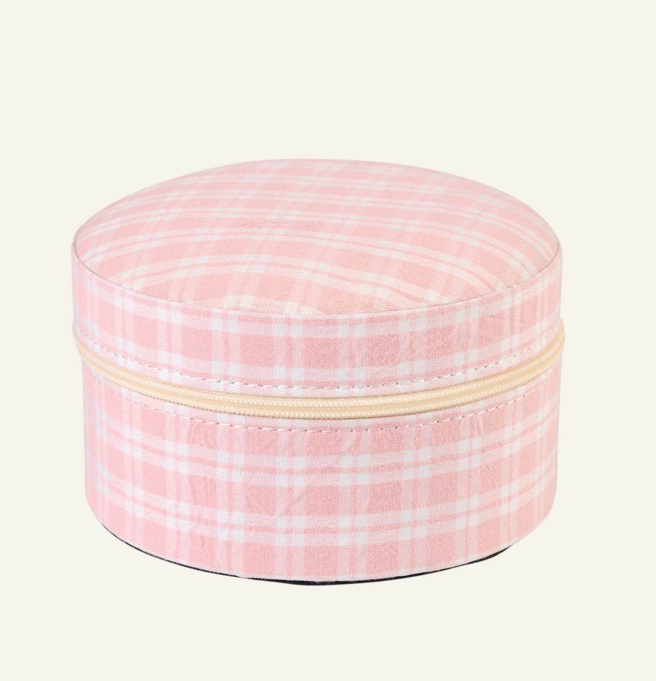 Smykkeskrin m/glidelås lys rosa - 3