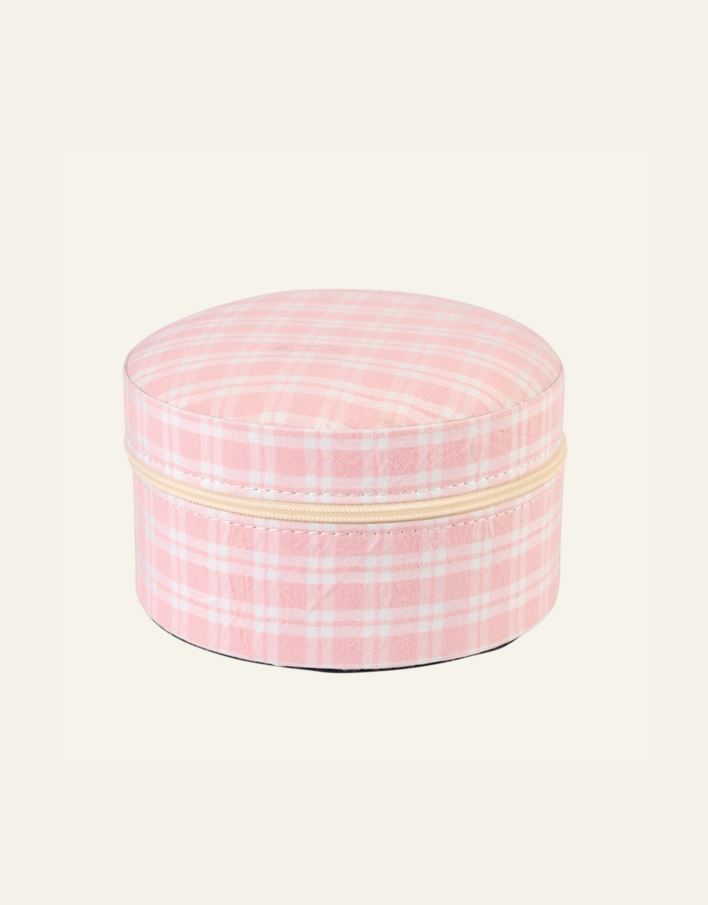 Smykkeskrin m/glidelås lys rosa - 3