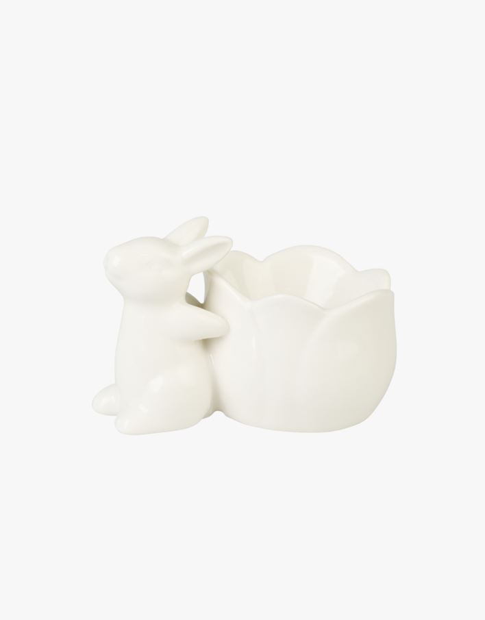 Eggeglass hvit - 8,7x5,6x5,1 cm hvit - 1