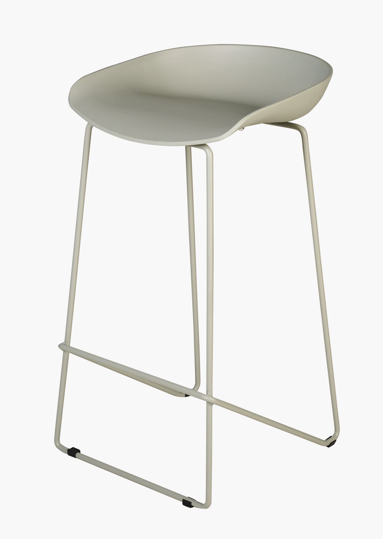 Barstol grågrønn - 44x43x79 cm Grågrønn - 1