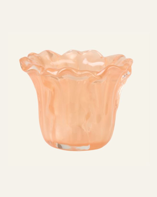 Telysholder orange - 10x10x7,6 cm orange - 1