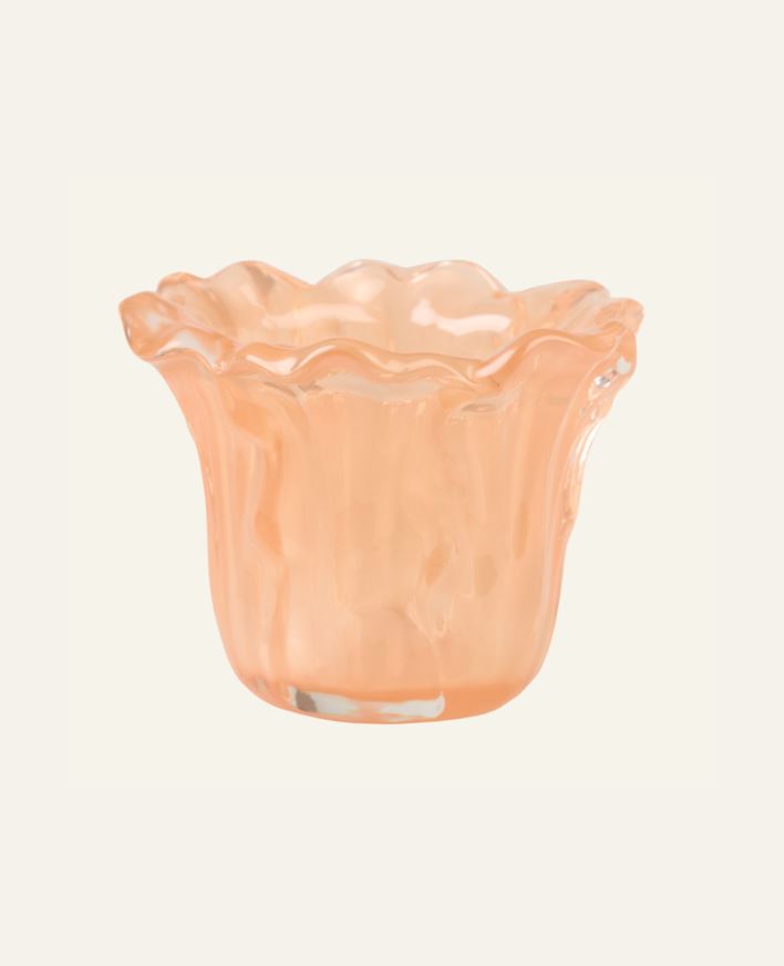 Telysholder orange - 10x10x7,6 cm orange - 1