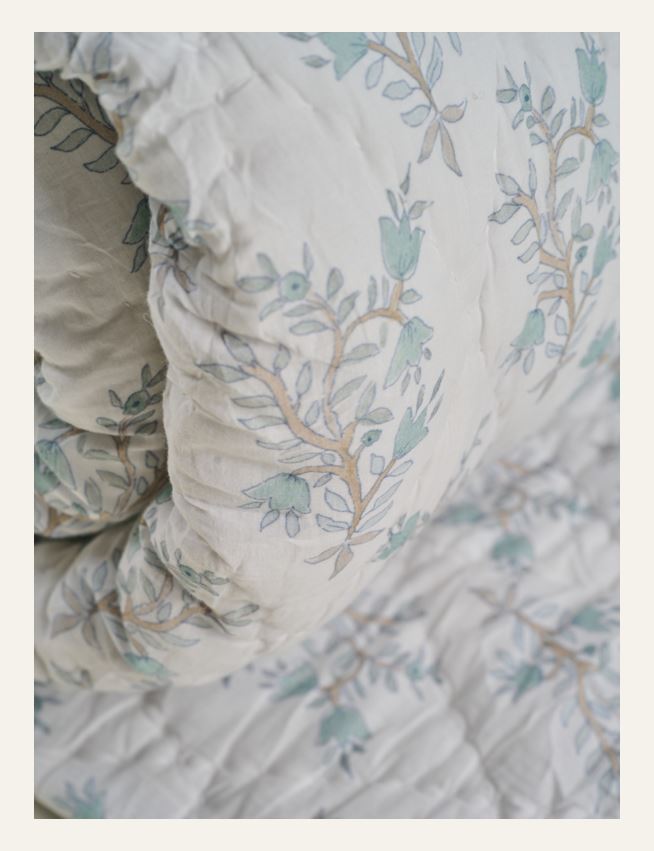 Sengeteppe lys blå - 2