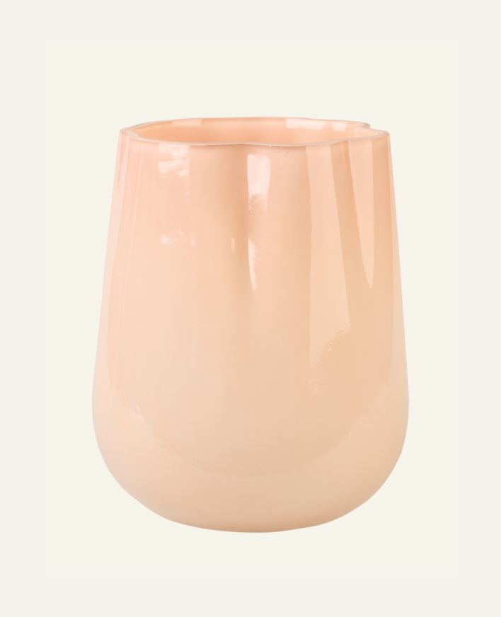 Vase lys korall - 16x16x20 cm lys korall - 1