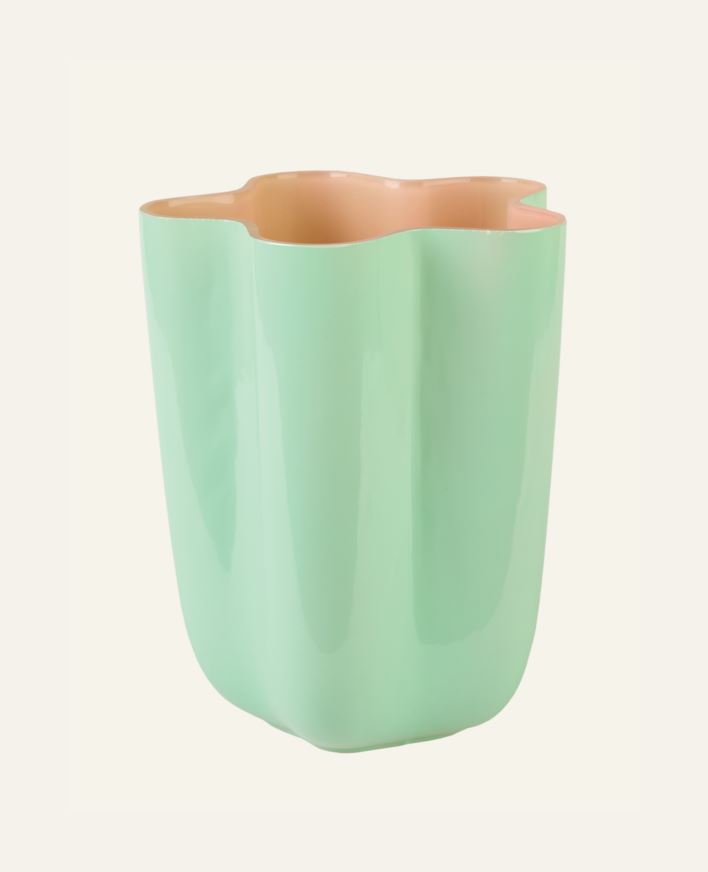 Vase mintgrønn - 15x15x19,5 cm mintgrønn - 1