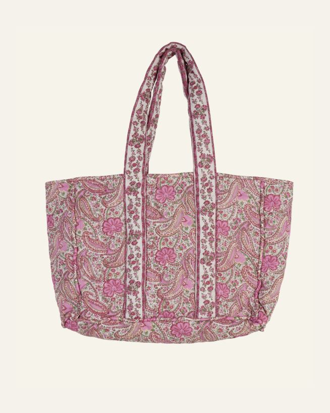 Liten tote bag multi rosa - 30x40 cm multi rosa - 1