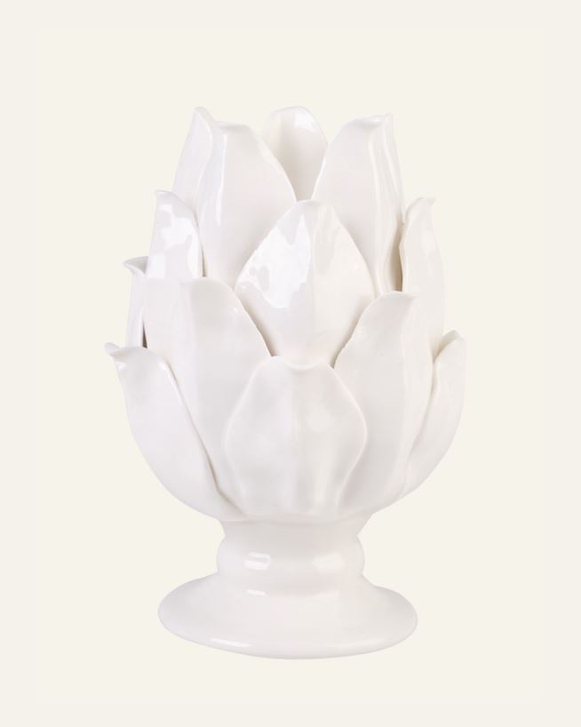 Telysholder hvit - 14x14x10 cm hvit - 1