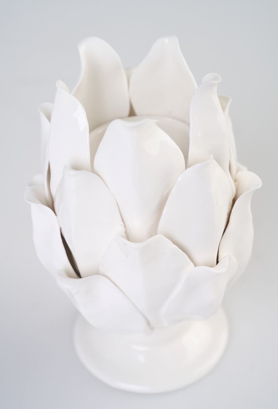 Telysholder hvit - 2