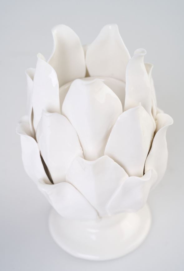 Telysholder hvit - 2