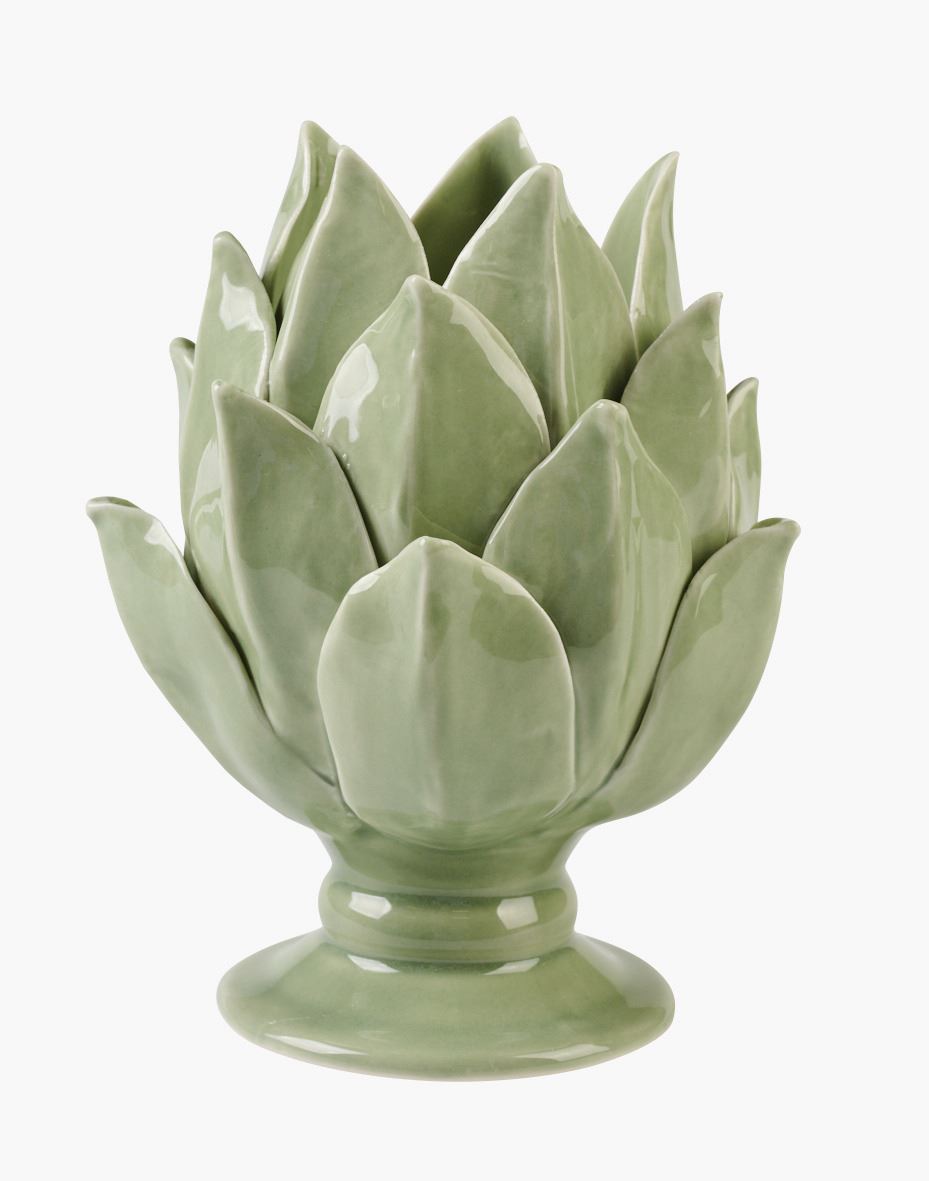 Telysholder grønn - 14x14x10 cm grønn - 1