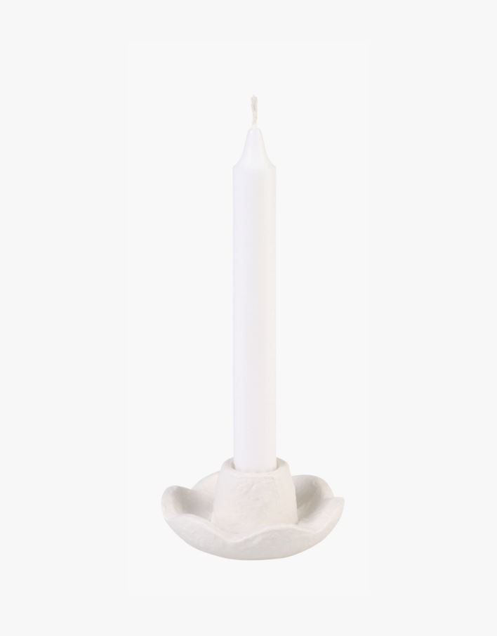 Lysestake hvit - 9,5x9,5x4,5 cm hvit - 1
