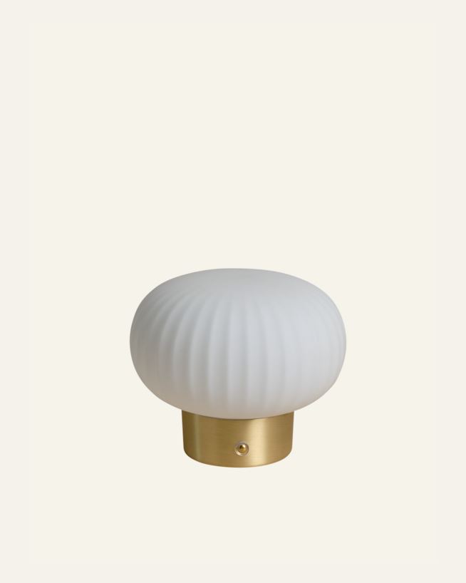 Led bordlampe messing - 13,4 cm ø15,6 messing - 1