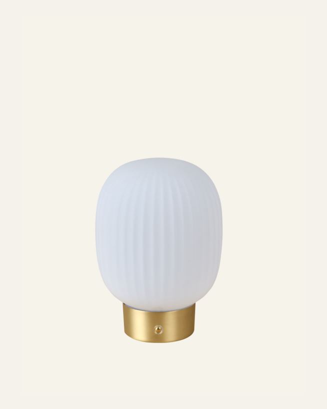 Led bordlampe messing - 20 cm ø14,2 messing - 1