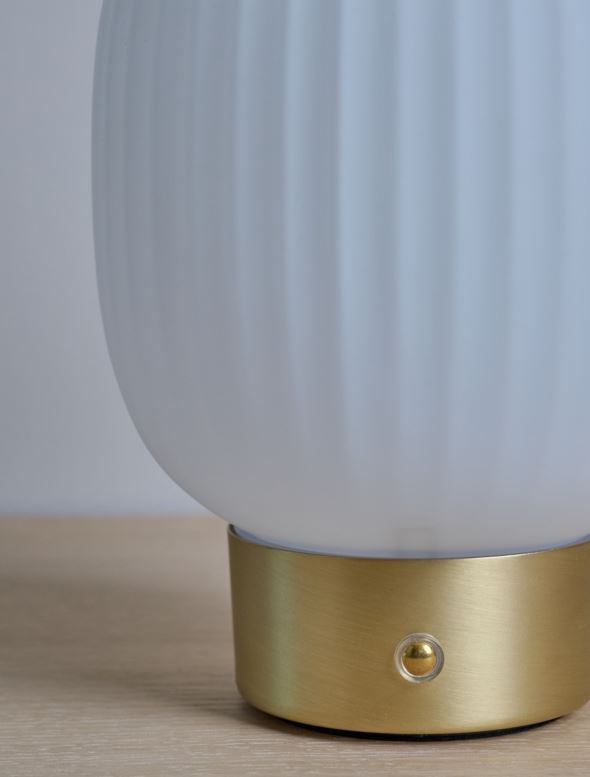 Led lampe messing - 3