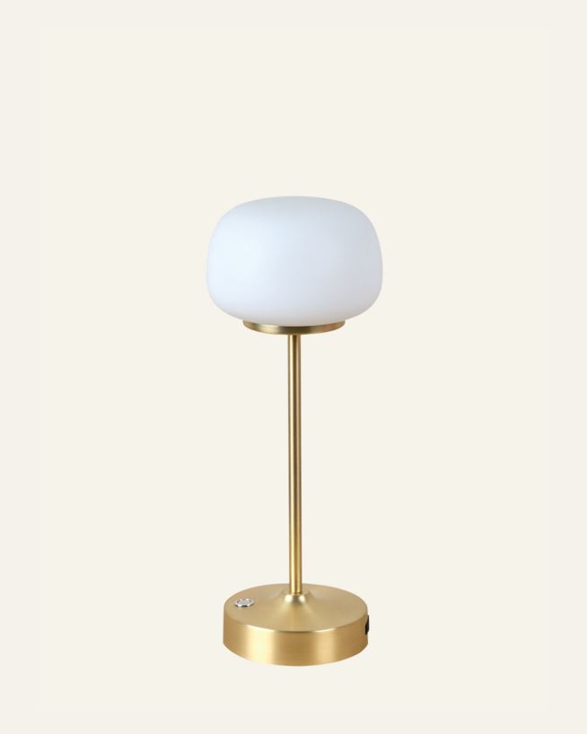 Led bordlampe messing - 27,8 cm ø10,6 messing - 1