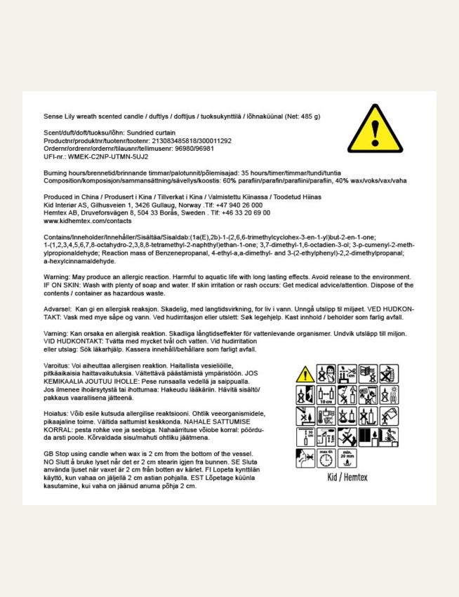 Duftlys lys grønn - 3