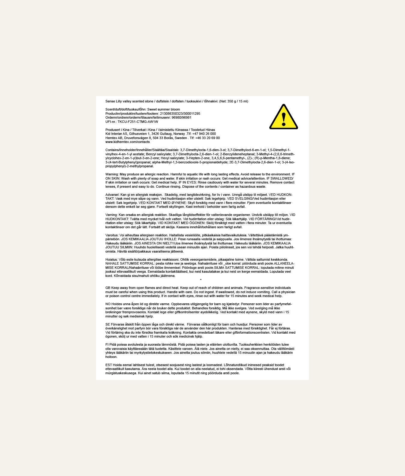 Duftstein multi beige - 4