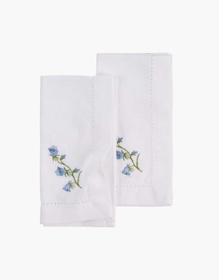 2pk tøyserviett hvit - 45x45 cm hvit - 1