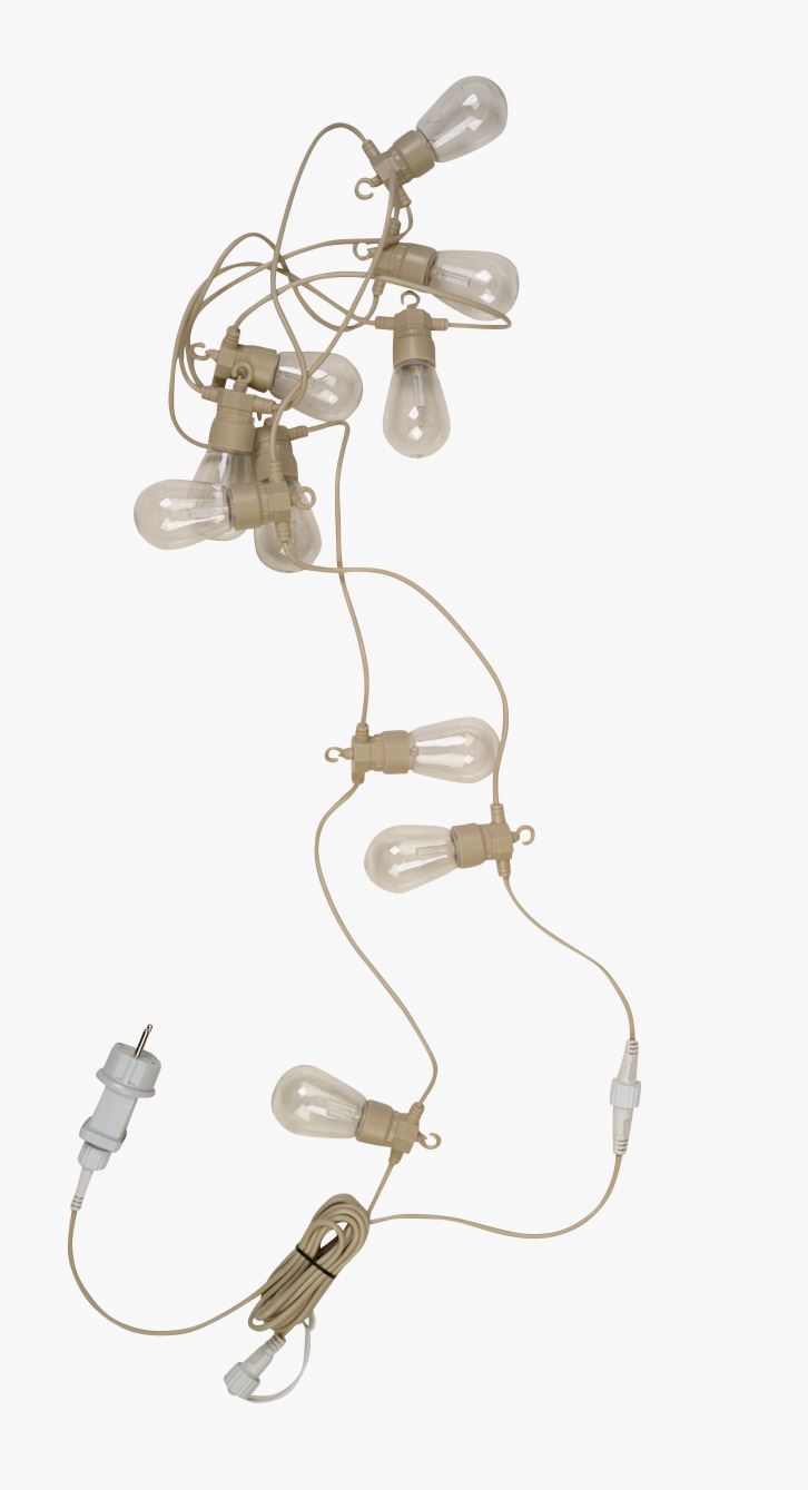 Led lyslenke beige - 570 cm beige - 1