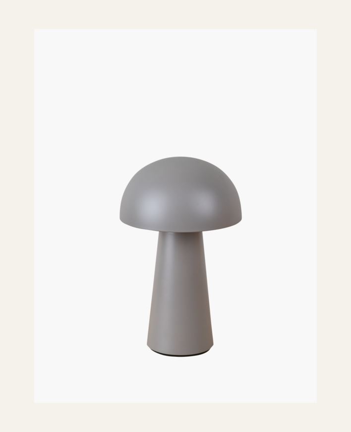 Led lampe taupe - 21,5 cm ø13,7 taupe - 1