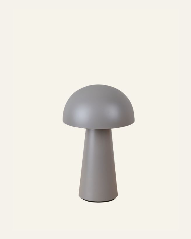 Led bordlampe taupe - 21,5 cm ø13,7 taupe - 1
