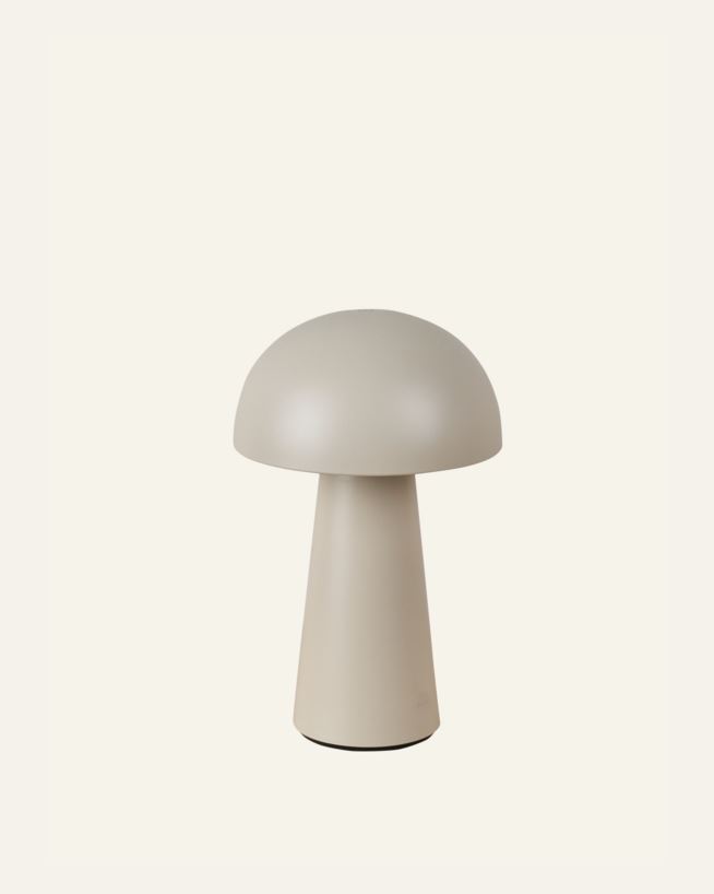Led bordlampe beige - 21,5 cm ø13,7 beige - 1
