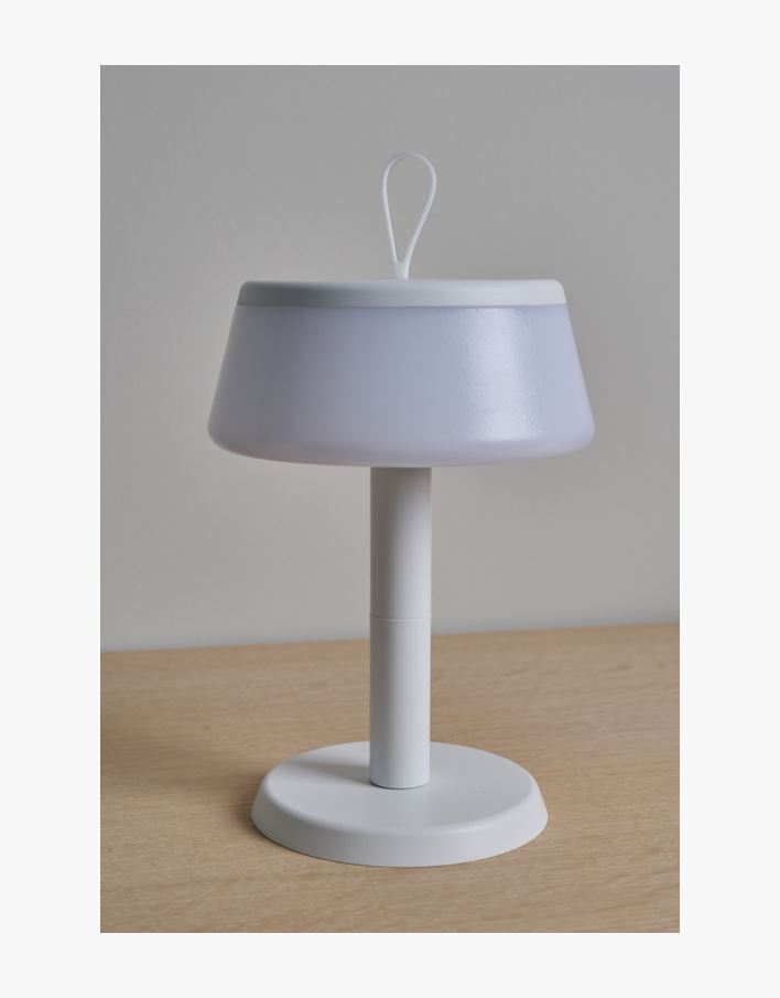 Led lampe hvit - 22,9 cm ø14,2 hvit - 1
