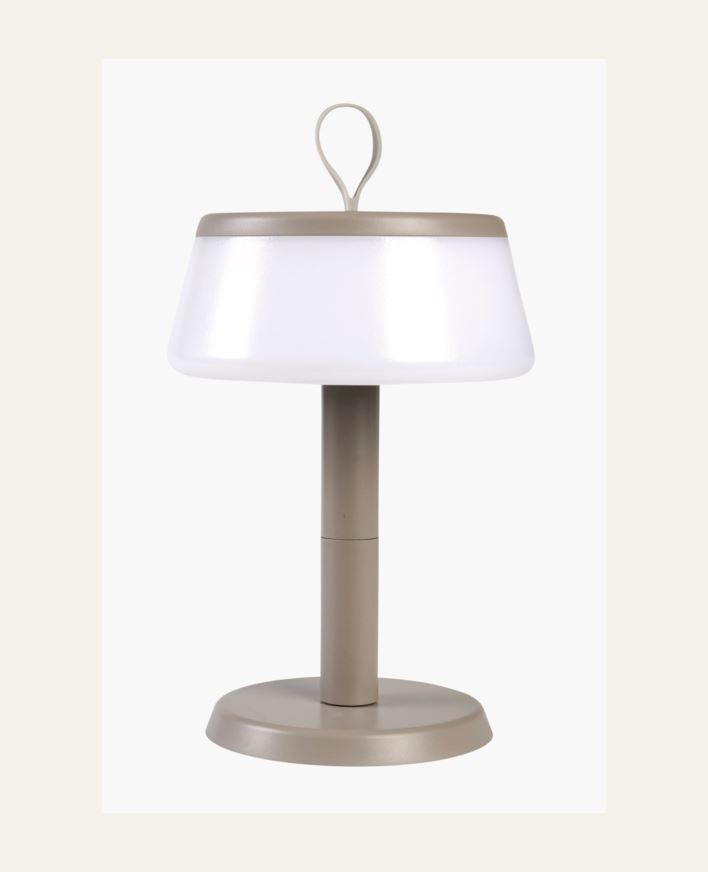 Led lampe taupe - 22,9 cm ø14,2 taupe - 1