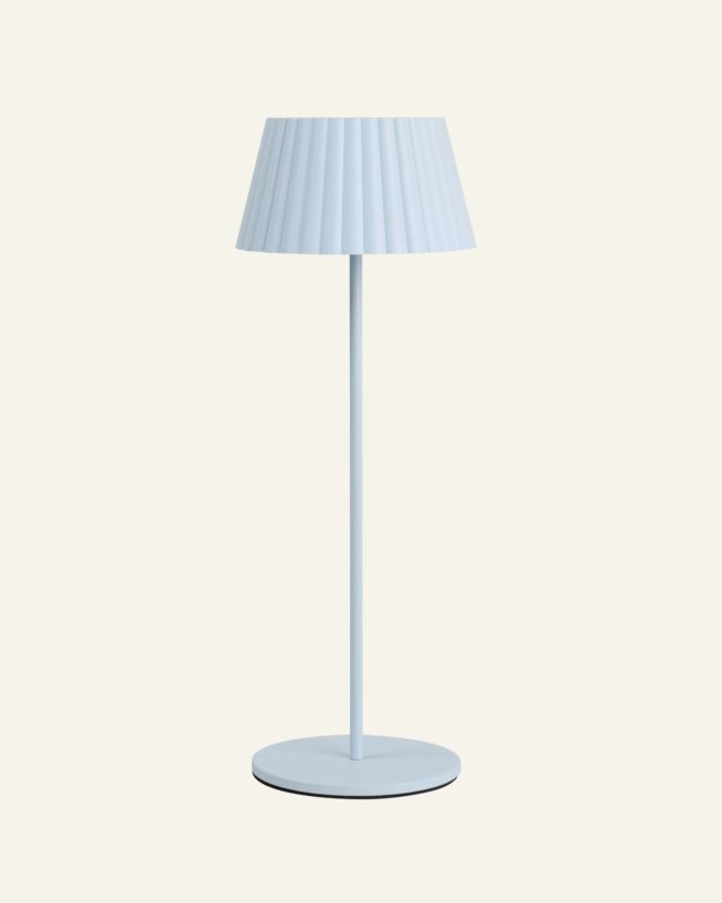 Led bordlampe lys blå - 37,5 cm ø13,5 lys blå - 1