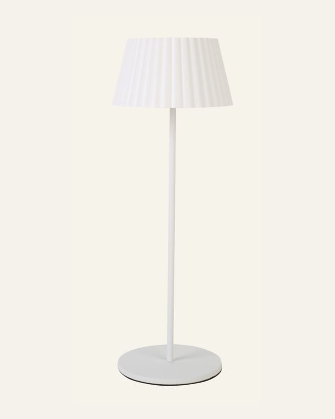 Led bordlampe hvit - 37,5 cm ø13,5 hvit - 1