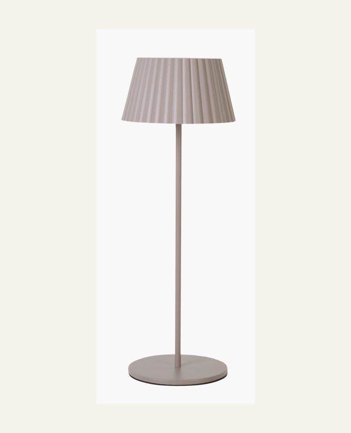 Led lampe taupe - 37,5 cm ø13,5 taupe - 1