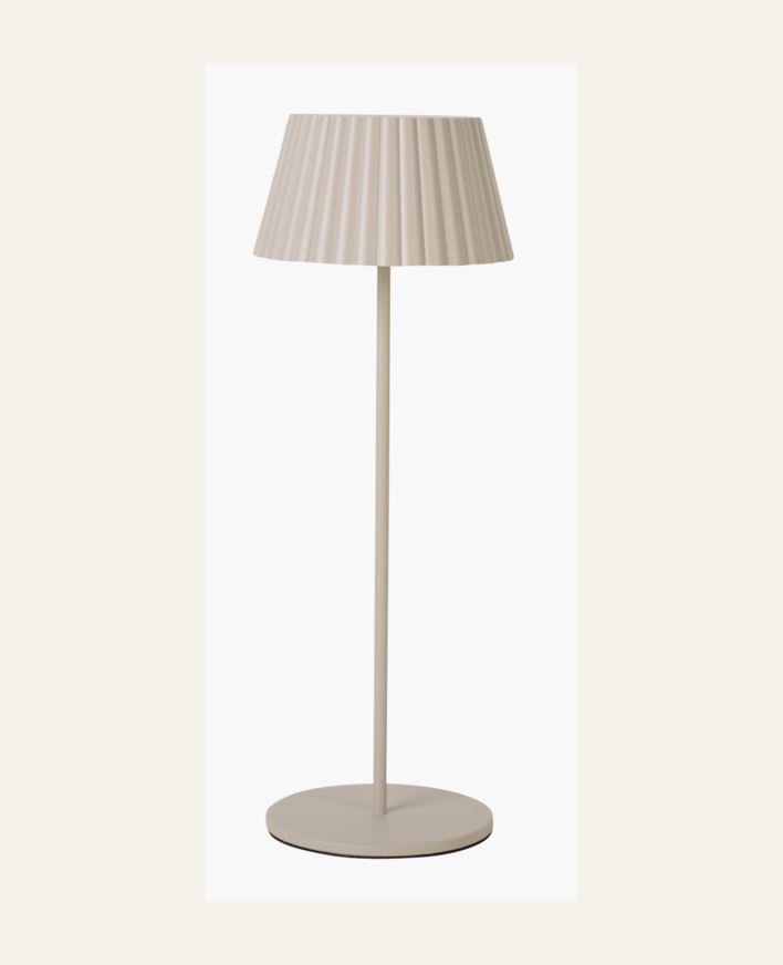 Led lampe beige - 37,5 cm ø13,5 beige - 1