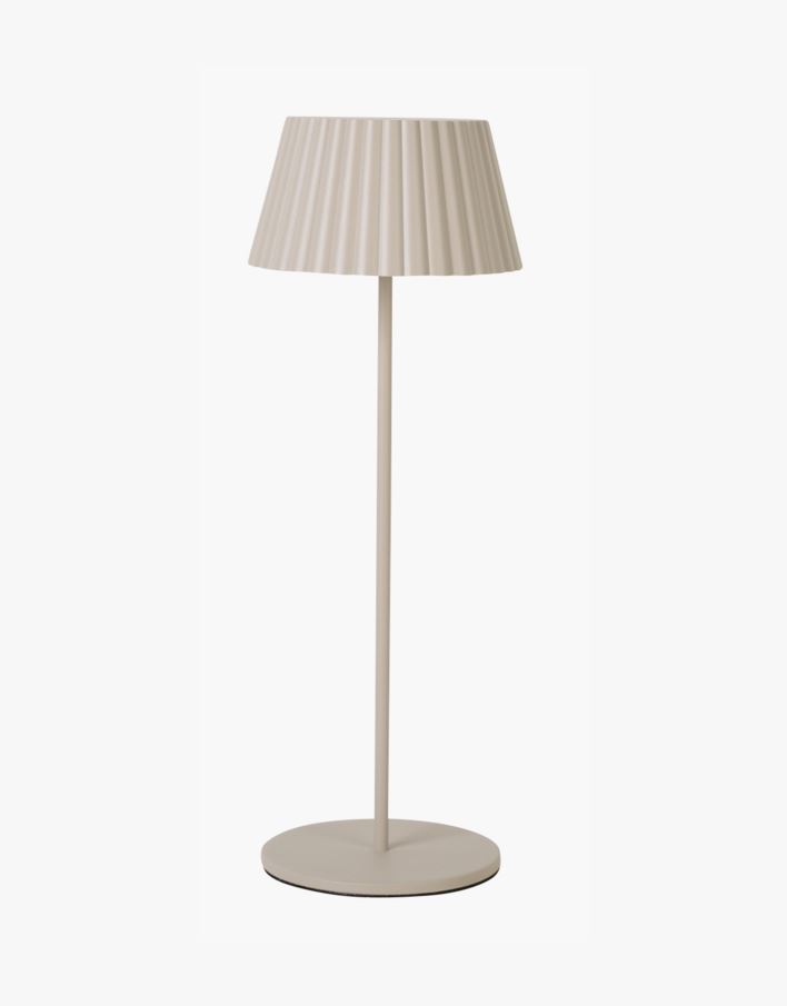 Led lampe beige - 37,5 cm ø13,5 beige - 1