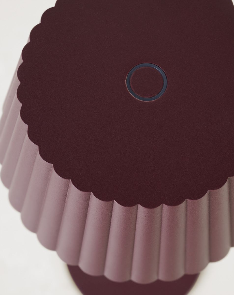 Led lampe burgunder - 4