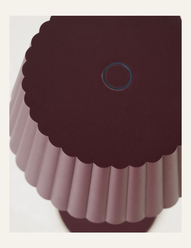 Led lampe burgunder - 4