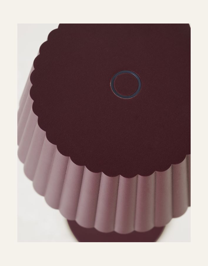 Led lampe burgunder - 4