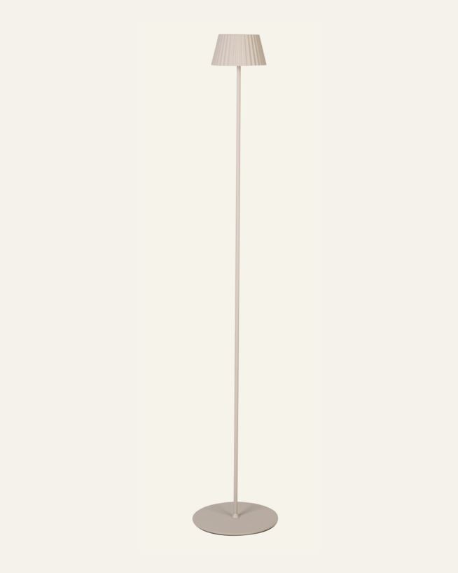 Led gulvlampe beige - 122 cm ø13,5 beige - 1