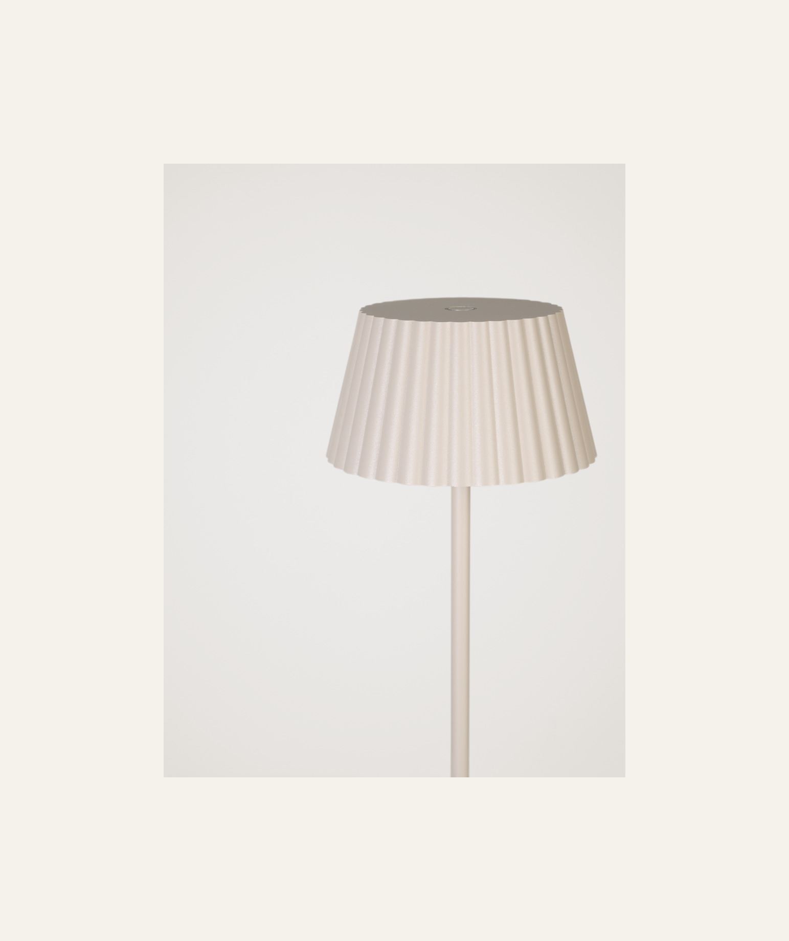 Led gulvlampe beige - 2